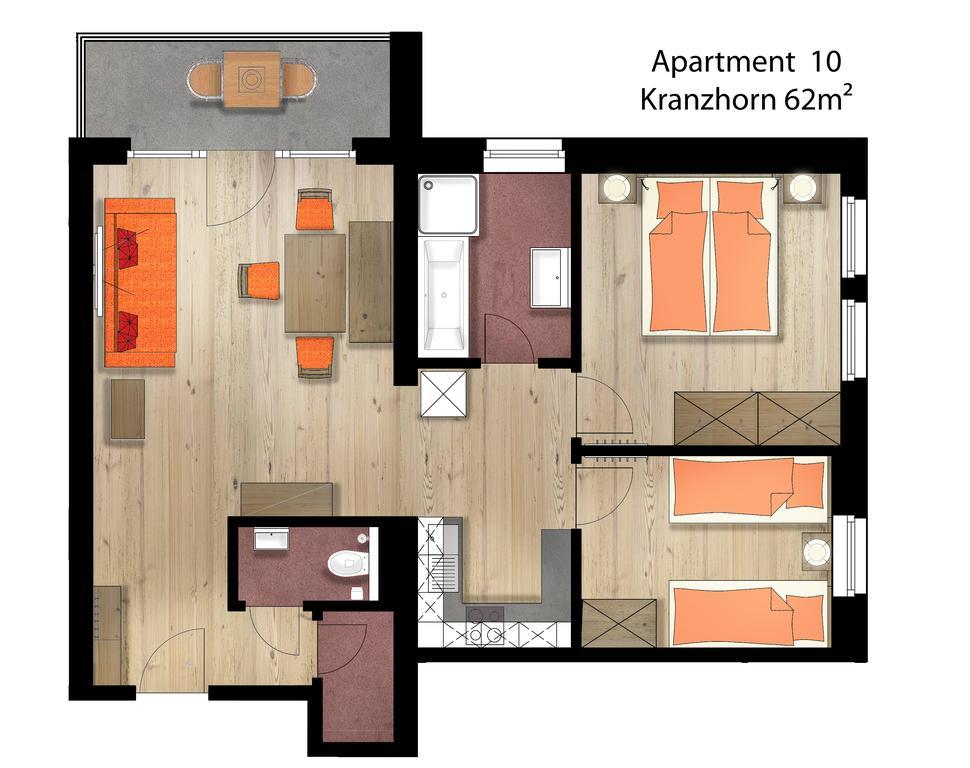 Pension Apartment Hoedner Ebbs Esterno foto